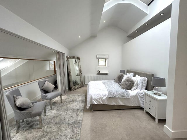 The master bedroom