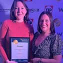 Nina Borowik, apprentice healthcare assistant, pictured left, received the Health & Education Apprentice of the Year award. She is with Anita Mason, clinical skills tutor.