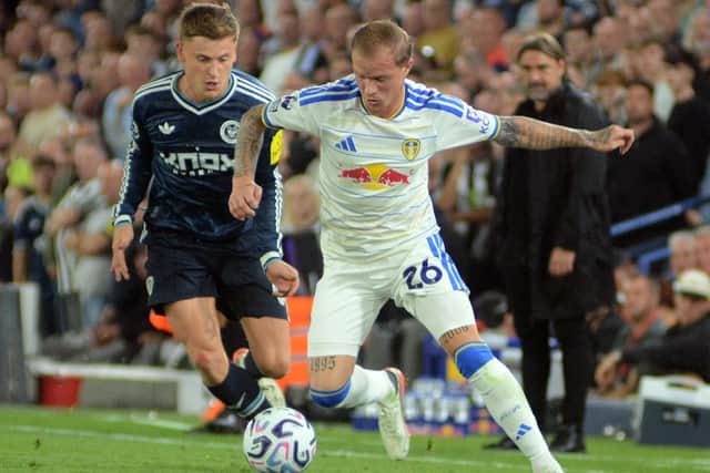 Recent signing Melvin Bard made his home debut in Leeds United's game against Newcastle.