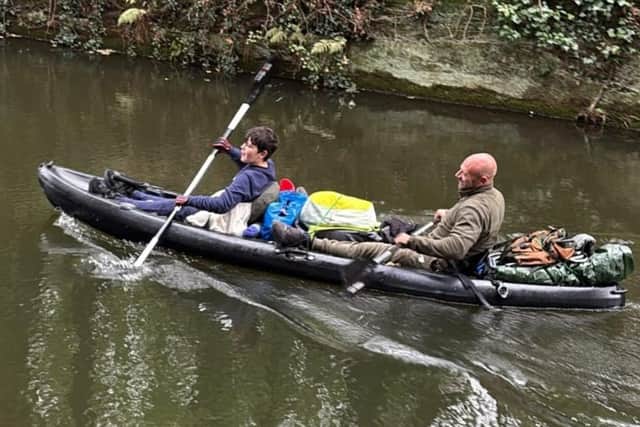 James and Lee on the challenge.