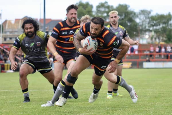 Dewsbury Rams beat Oldham on Friday night to extend their lead at the top of League One