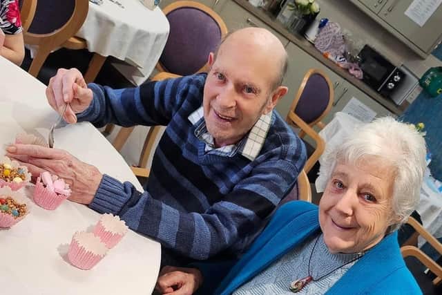 The couple have been reminiscing about their wedding day 63 years ago.
