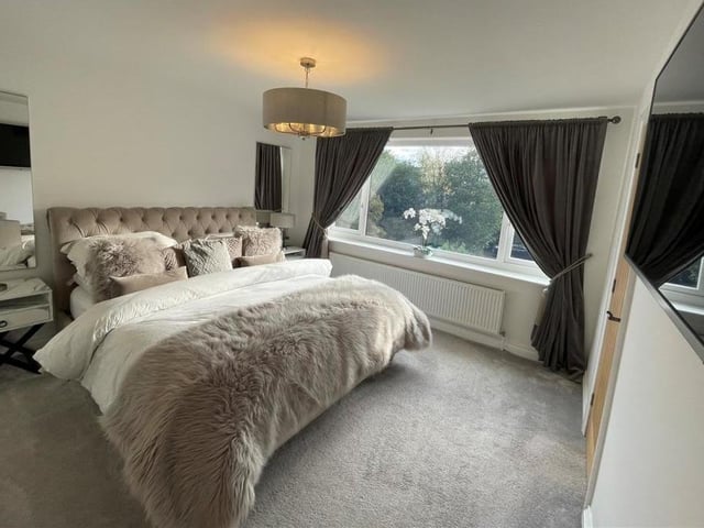 One of the double bedrooms in the property.