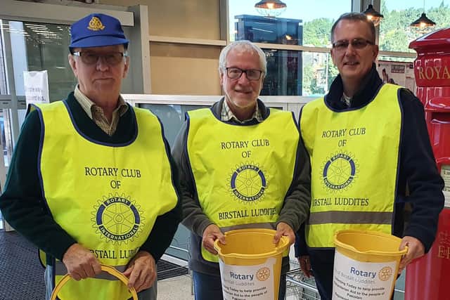 The Birstall Rotary Club has helped raise £500 towards the appeal.