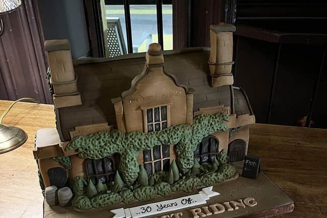 The West Riding captured in cake