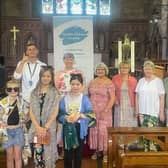 The fashion show at St Luke’s Church, Cleckheaton, was organised by volunteers.