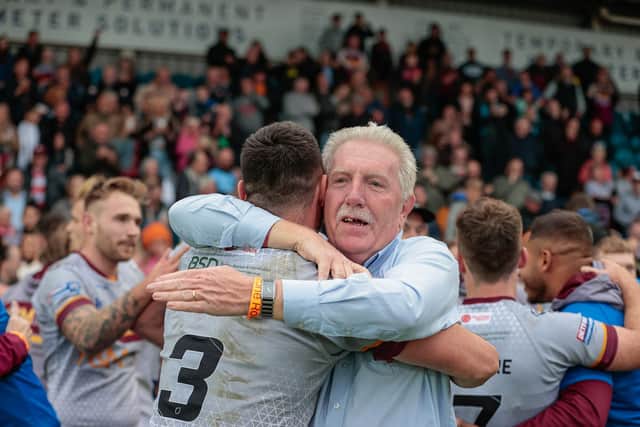 Batley Bulldogs’ chairman Kevin Nicholas is eager for ‘even more support’ in the club’s first ever appearance at Wembley in the 1895 Cup final next month - and has called on local businesses to treat their employees to the historic occasion. (Photo credit: Neville Wright)