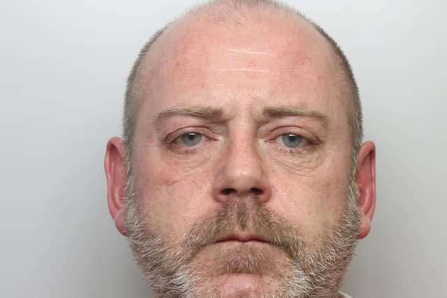 Michael Lambert, 49, from Batley, was jailed at Leeds Crown Court after pleading guilty to domestic offending taking place over an eight-year period.