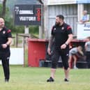 Dewsbury Rams' head coach Liam Finn, left, has insisted that all eyes will solely be on North Wales Crusaders (Sunday, July 23, kick off 3pm at FLAIR Stadium) who, despite not beating a team above them in the league as yet this season, have won five of their previous eight games. (Photo credit: Thomas Fynn)