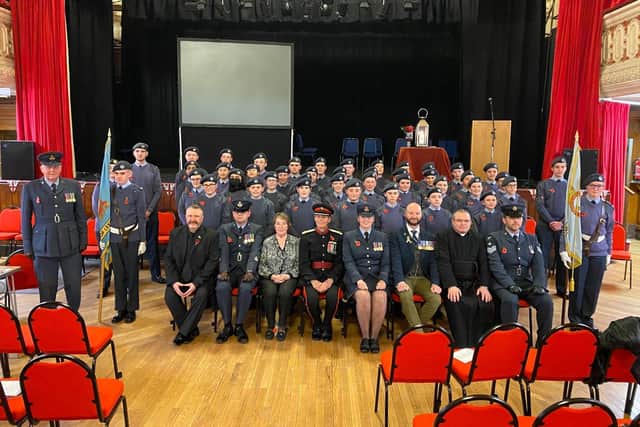 The 2490 Spen Valley Squadron cadets attended the Festival of Remembrance at Morley Town Hall on Friday, November 11.