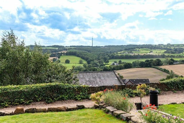 This landscape can be enjoyed from the garden and various rooms within the property.