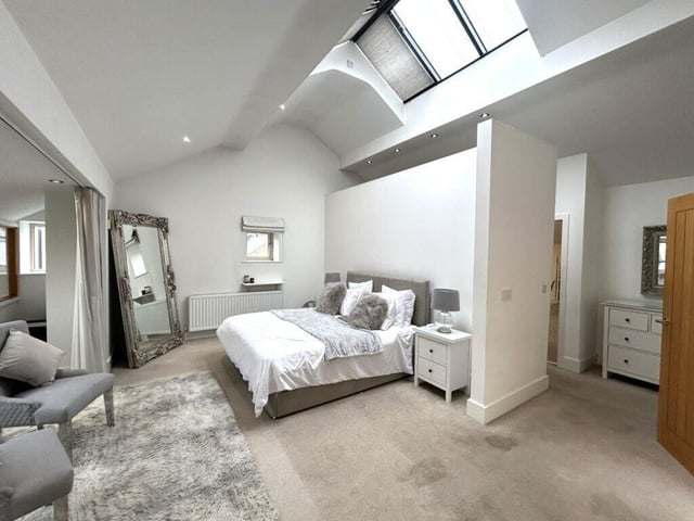 The master bedroom suite.