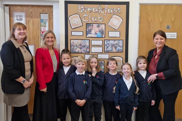 Kim at Birstall Primary Academy's Breakfast Club.