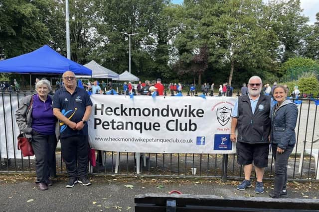 Kim Leadbeater attended Heckmondwike Petanque Club for the Yorkshire Open Mixed Triples competition, where she was joined by local councillor Viv Kendrick, while enjoying boules, banter and bacon butties with the volunteers and local resident