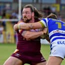 Michael Ward in action for Batley Bulldogs against Halifax Panthers