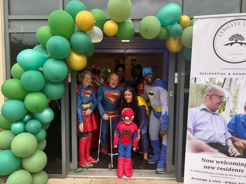 The celebrations included a ribbon-cutting ceremony to mark Lydgate Lodge becoming part of Bridge Oak Care Homes.