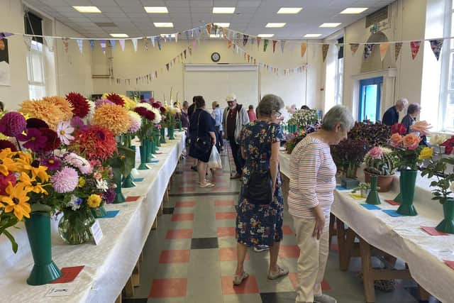 The best of Mirfield’s vegetables and flowers were proudly displayed at the town’s 107th annual Allotments and Garden Society show.