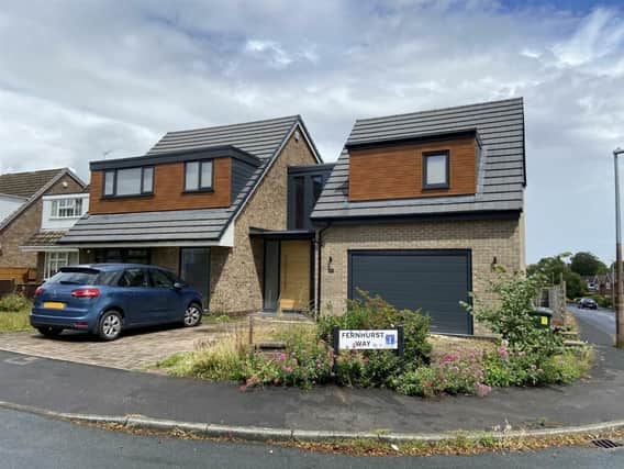 This modern property, on Fernhurst Way, is currently available on Rightmove for £550,000.