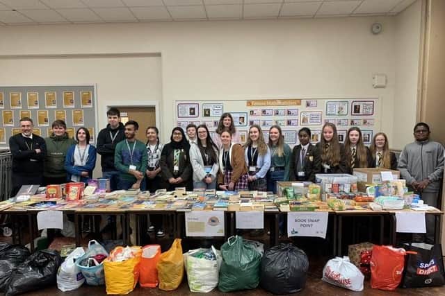 The HGS Eco-Committee conducted an environmental review, assessing how eco-friendly the school is and reviewed everything from the school’s recycling practices, energy usage and how environmental themes are covered in classrooms.