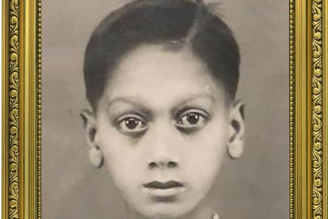 Siraj Valli shortly after he arrived in Dewsbury as a 12-year-old child in December 1962