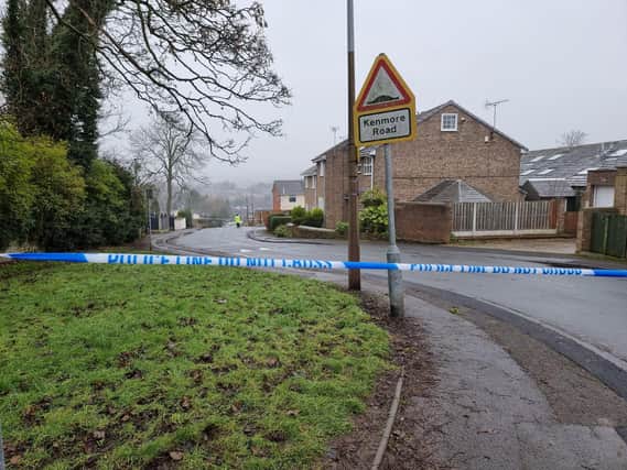 West Yorkshire Police were called to an address on Kenmore Road shortly before 5:05am following reports that a car had collided with a fence before coming to a stop in the garden of a house.