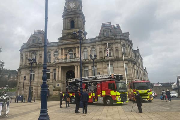 A meeting at Dewsbury Town Hall heard there is currently an average shortfall of 58 firefighters per day across West Yorkshire
The chair of West Yorkshire Fire and Rescue Authority has warned that "tough decisions" could lie ahead.
