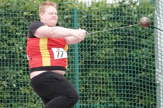 Connor Bell enjoyed a first place finish in his hammer event at the second Northern Senior League meeting.