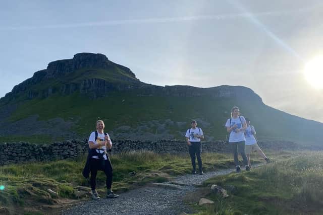 The Liversedge company's staff took on the three peaks fundraiser in memory of colleague Matthew Inness.
