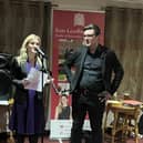 Andy Burnham, right, joined Kim Leadbeater, the current Batley and Spen MP, at Cleckheaton Sports Club for a general election campaign fundraiser and social evening.