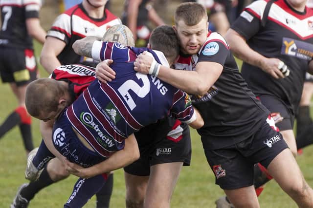 It was tough going for Thornhill Trojans in their latest NCL game against Crosfields. Picture: Scott Merrylees
