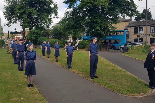 The cadets took part in an Armed Forces Day Parade in Cleckheaton