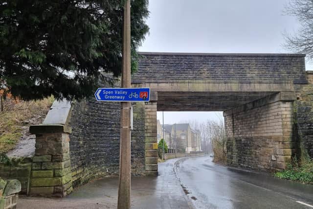 The Spen Valley Greenway at Whitechapel Road, Cleckheaton.