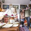 Cleckheaton Antiques owner Barrie Naylor, with Karen Hodgson, offers the Reporter Series' audience a video tour of his new store.