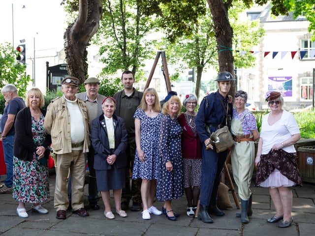 There was an excellent turnout, in lovely sunshine, for the celebrations of Mirfield Library's 75th anniversary on Saturday.
