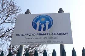 Boothroyd Primary Academy on Temple Road, Dewsbury.