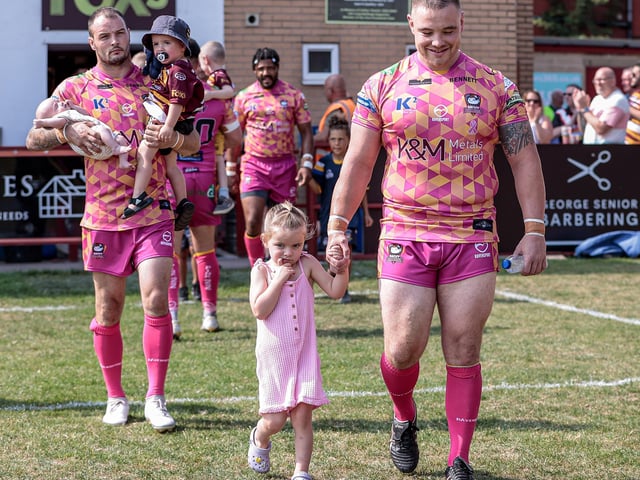 Batley Bulldogs' Pink Weekend at the Fox's Biscuits Stadium to raise funds for a breast cancer charity