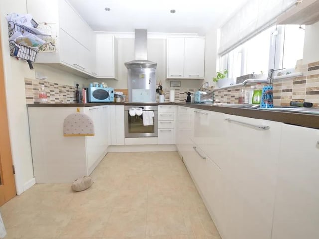 This four bedroom home in Scratchface Lane, Bedhampton is on the market for £499,950. It is listed on Zoopla by Harris Parkes & Drake.