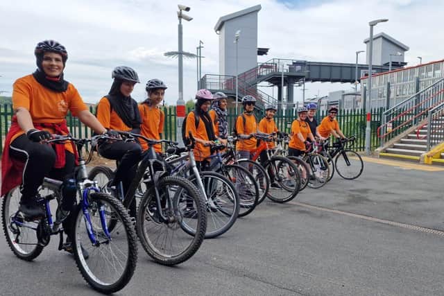 Cyclist from Pedlaz Cycling Club - which is based in Dewsbury and Batley - cycled from Dewsbury to Low Moor, and back, on Saturday, July 8, to raise awareness of migration, as well as to raise money towards the running costs of the orphanage in Lebanon for one year.