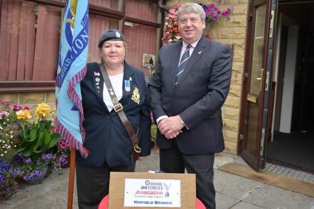 The RAF association branch of Mirfield has reformed following a ceremony at the Old Colonial