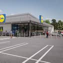 An artist's impression of the new Lidl store in Birstall.