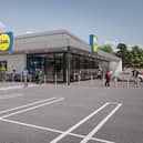 An artist's impression of the new Lidl store in Birstall.