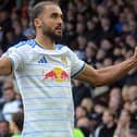 Dominic Calvert-Lewin celebrates scoring his fifth goal of the season after equalising against Manchester United.