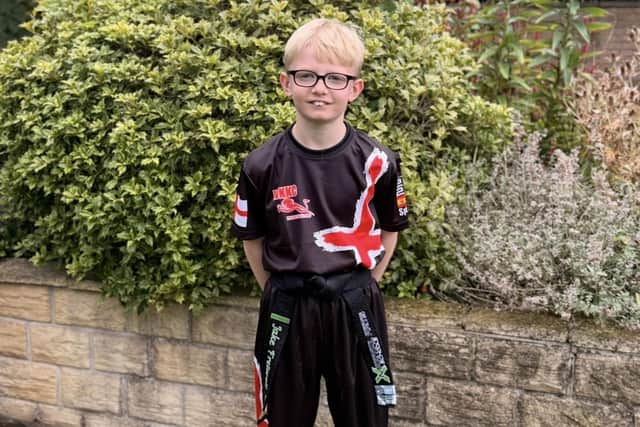 Jake will be representing England at the WKC World Championships.