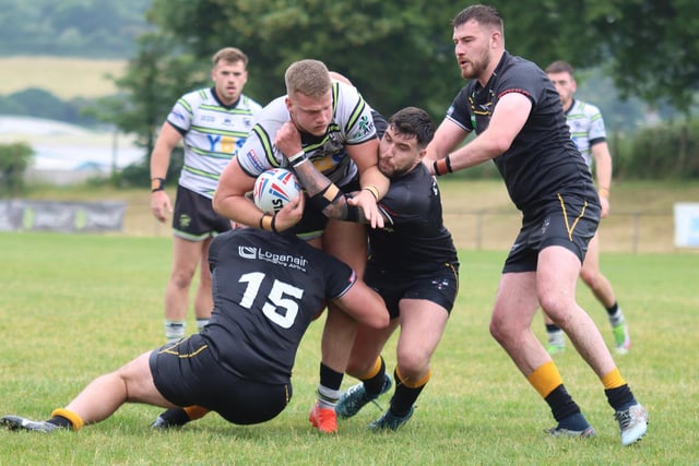 7. Action from Dewsbury Rams' 30-6 win in Cornwall