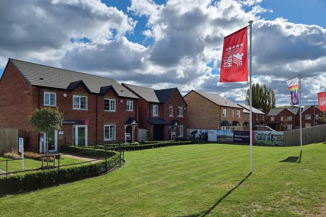 Taylor Wimpey's Robinsons Place development site on Leeds Road Mirfield. The firm have provided a voluntary community-led West Yorkshire litter picking group with £250 to pay for litter pickers.