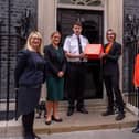 Spen Valley MP Kim Leadbeater joined Cycling UK at Downing Street to hand over a petition calling for women to feel safer on their bikes.