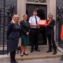 Spen Valley MP Kim Leadbeater joined Cycling UK at Downing Street to hand over a petition calling for women to feel safer on their bikes.