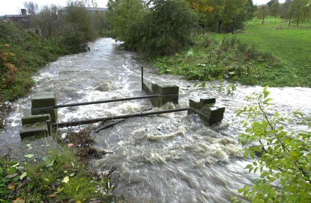 The River Spen, also known as Spen Beck, near Littletown. Residents who live nearby, as well as those local to Batley Beck, have been issued a flood warning after ‘persistent heavy rainfall overnight.’