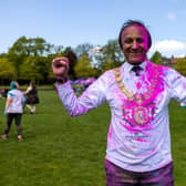 Dewsbury councillor Masood Ahmed at the hospice's Colour Run