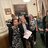 Kim Leadbeater welcomed representatives of two local teams, Cat Shepherd Holland from Birkenshaw Bluedogs, and Sofiya from Batley Ninjas, for a special parliamentary reception to celebrate the 80th anniversary of Rounders England.